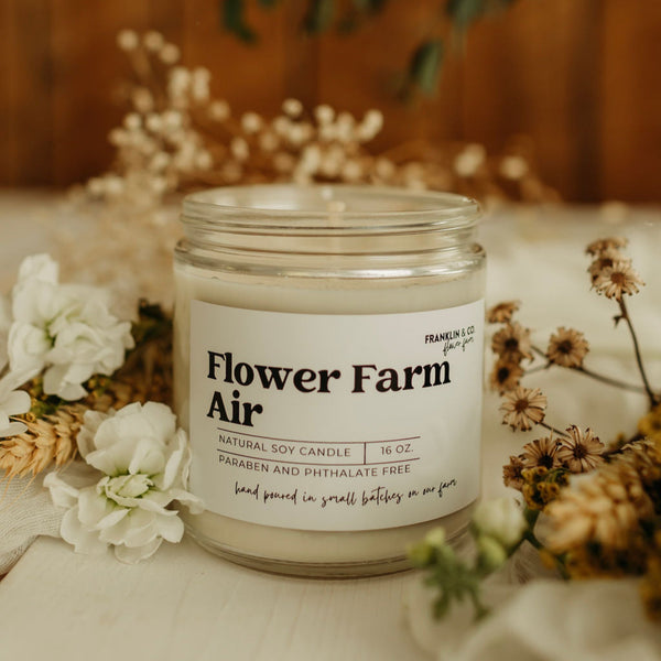 A fresh poured in small batches soy candle in Charlie Lake BC